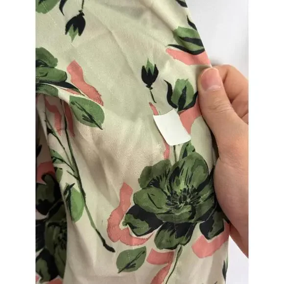 Alexia Admor Sophie Floral Dress Off-White Size 8 Fabric Pull - Picture 13 of 13